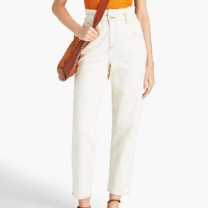 Maje high-rise tapered jeans